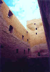 vnitřní prostory hradu