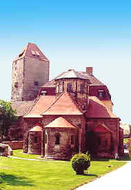 románský kostel - hrobka