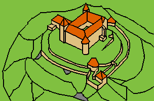 mon podoba hradu v 15. stol.