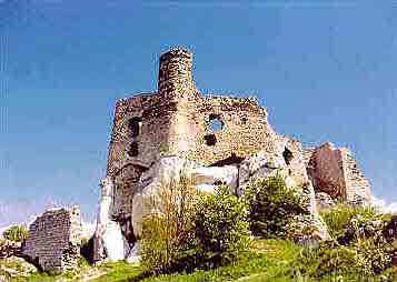 jižní strana hradu
