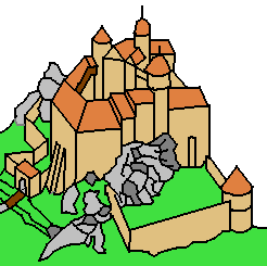 pravděpodobná podoba hradu ve středověku