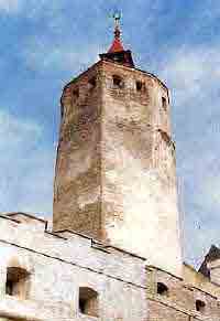 dominanta hradu-bergfrit