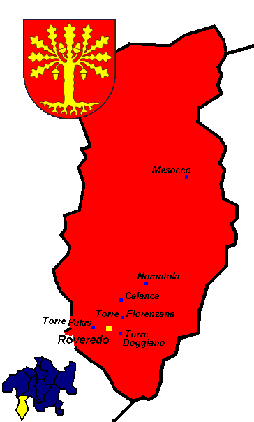 mapa kraje M�esa